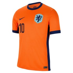 Fotbalové dresy Nizozemsko Memphis 10 Domácí Dres ME 2024 Krátký Rukáv